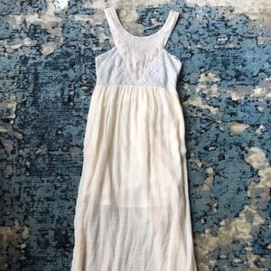 Cream Maxi Dress